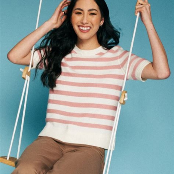 Kit and Ace Dreamy Merino Sweater Tee Knit Top Size Medium - Picture 16 of 16